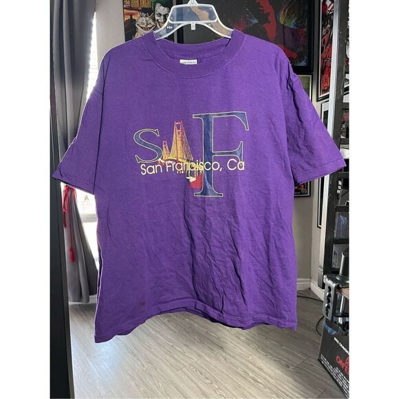Vintage 90s San Francisco California Travel Tee - Picture 1 of 6
